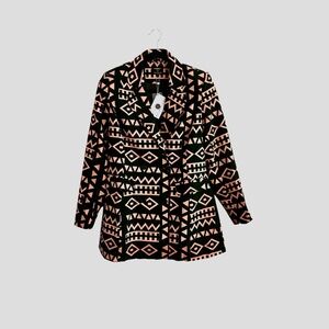 D'Iyanu Uyai African Print Cotton Blazer